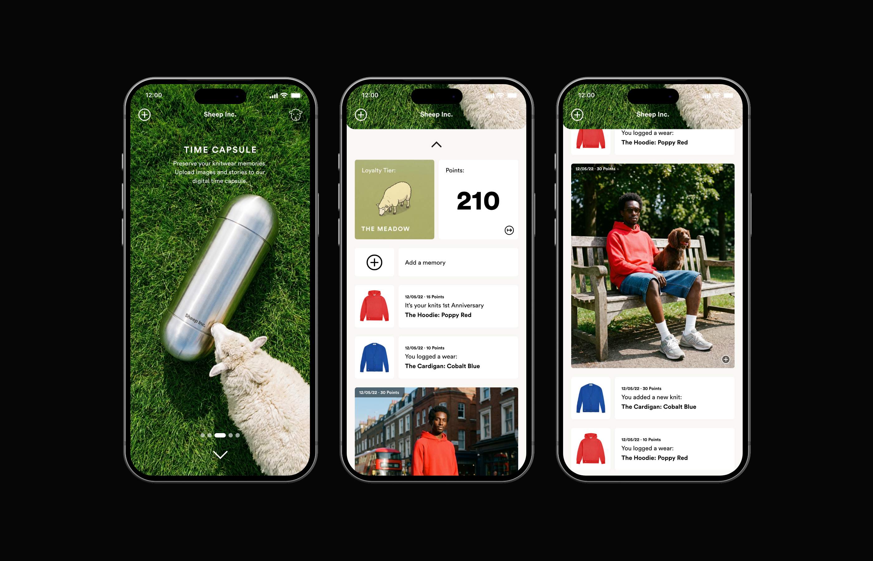The Connected Dot — time capsule feature