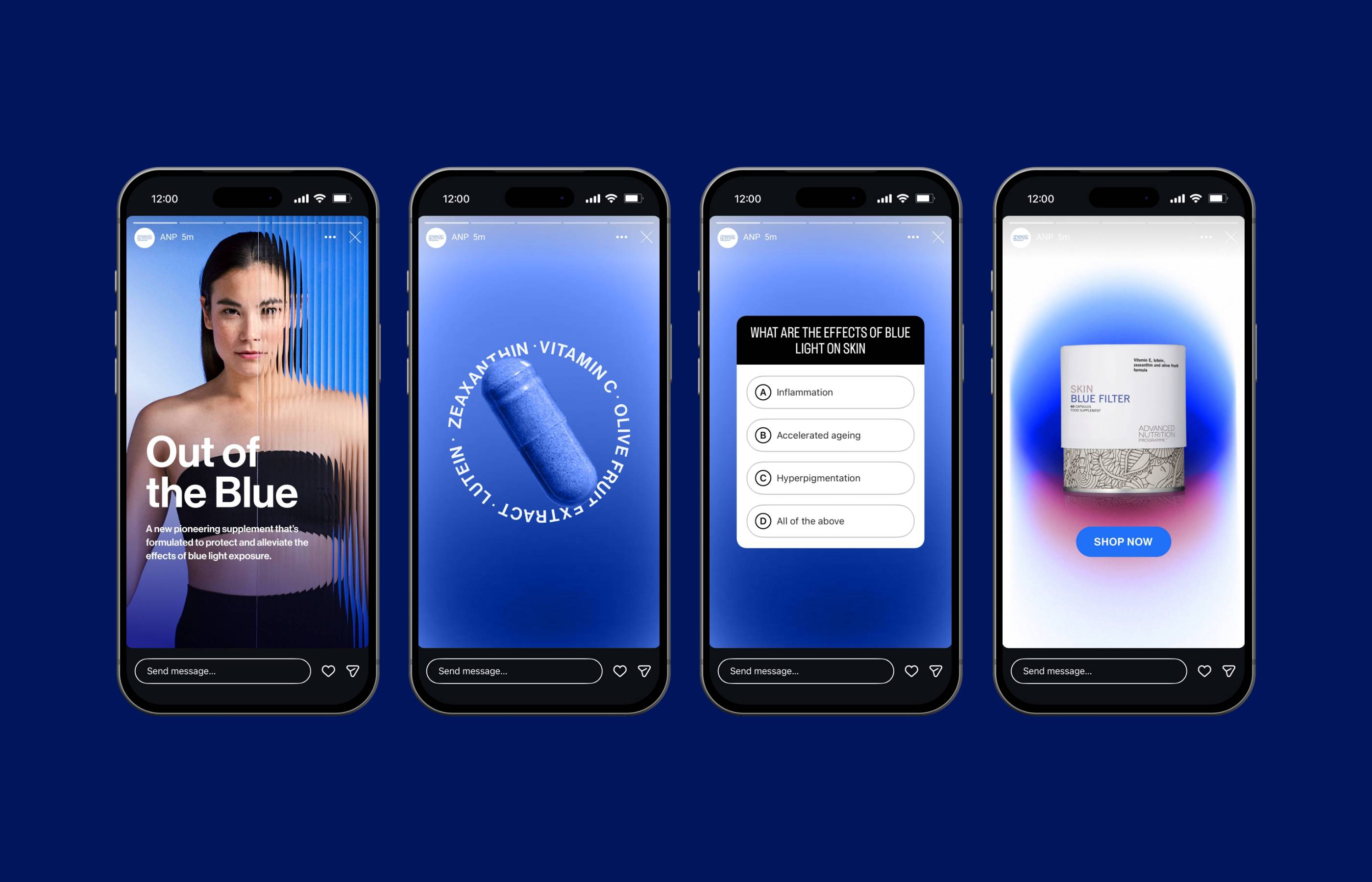 Skin Blue Filter — social story