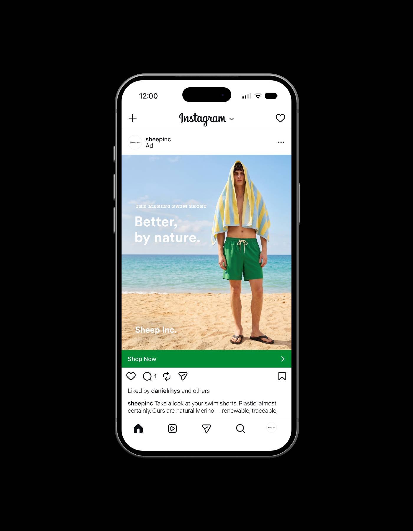 Sheep Inc. Merino Swim — still 01