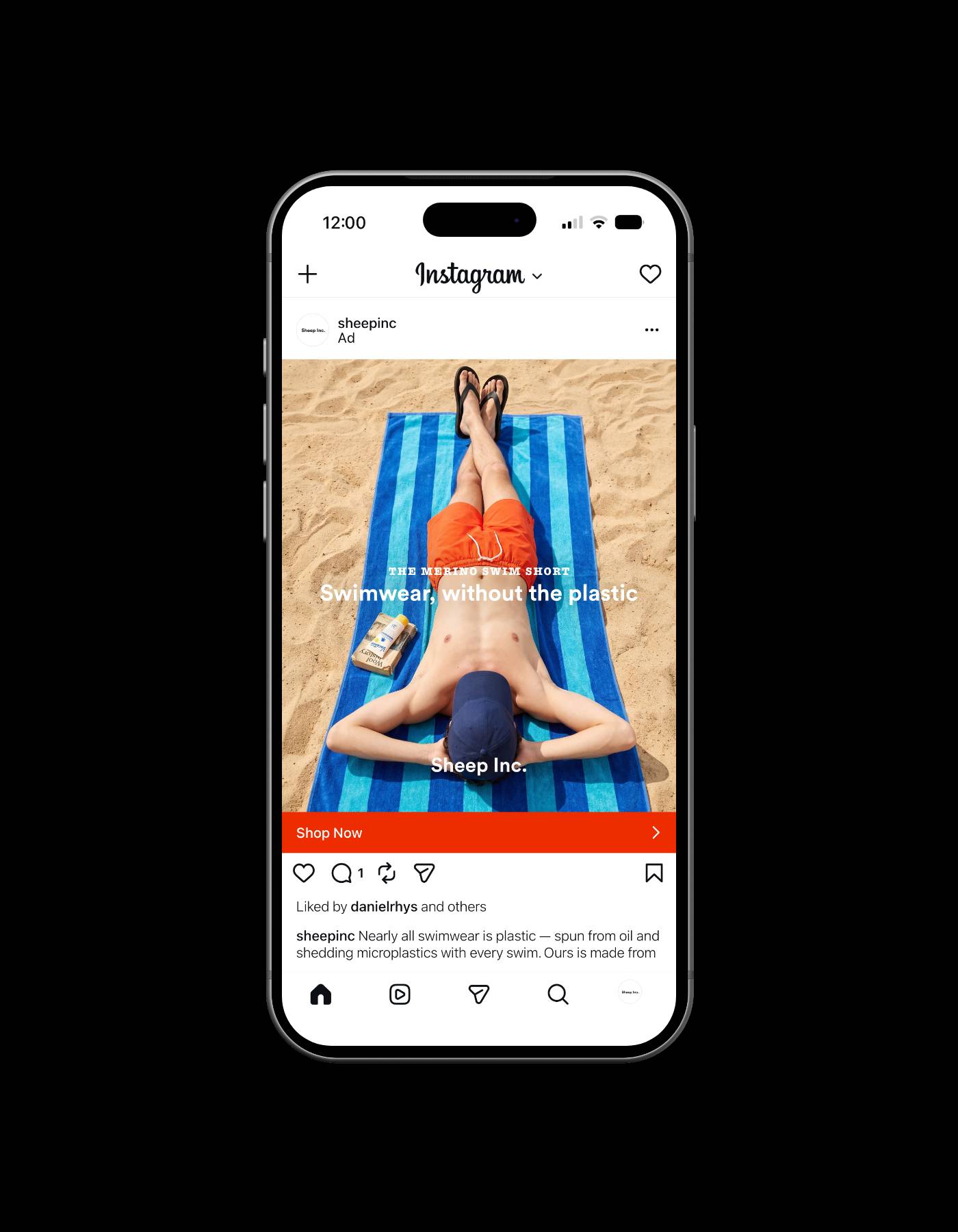 Sheep Inc. Merino Swim — still 02